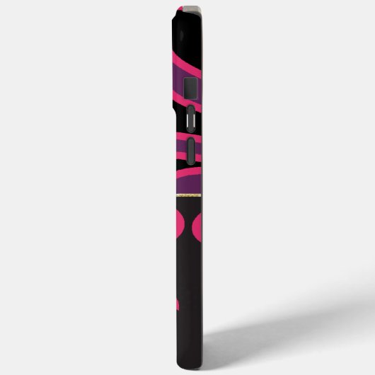 Zwart en Goud Celestial Star Pattern Case-Mate iPhone Case (Achterkant / Links)