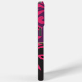 Zwart en Goud Celestial Star Pattern Case-Mate iPhone Case (Achterkant / Rechts)