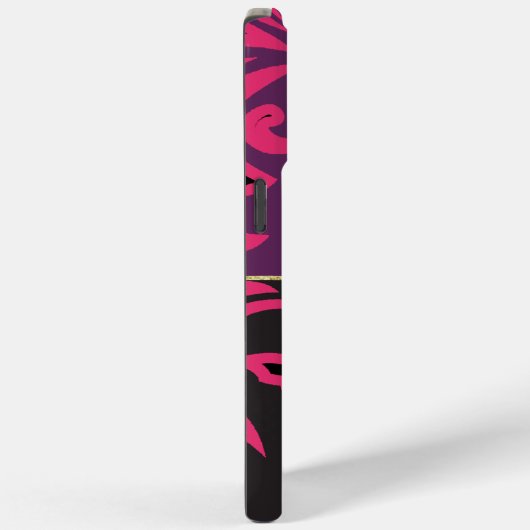 Zwart en Goud Celestial Star Pattern Case-Mate iPhone Case (Achterkant / Rechts)