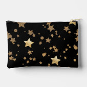 Zwart en Goud Celestial Stars en Polka Dots Etui (Achterkant)