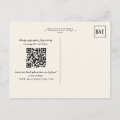 Zwart en Goud Checkerboard Border Jazz Bruiloft Briefkaart (Achterkant)