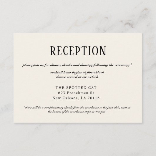 Zwart en Goud Checkerboard Grens Bruiloft Informatiekaartje (Voorkant)