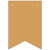 Zwart en goud Chic Happy Birthday Vlaggetjes (Eerste vlag)