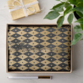 Zwart en Goud Circus Serie Design 10 Tissuepapier (Geschenk)