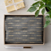 Zwart en Goud Circus Serie Design 13 Tissuepapier (Geschenk)