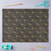 Zwart en Goud Circus Serie Design 2 Tissuepapier (Craft)
