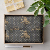 Zwart en Goud Circus Serie Design 4 Tissuepapier (Geschenk)
