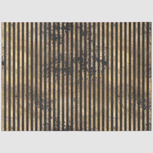 Zwart en Goud Circus Serie Design 6 Tissuepapier (Voorkant)
