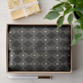 Zwart en Goud Circus Serie Design 8 Tissuepapier (Geschenk)