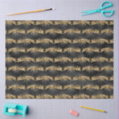 Zwart en Goud Circus Serie Ontwerp 3 Tissuepapier (Craft)