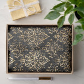 Zwart en Goud Circus Serie Ontwerp 5 Tissuepapier (Geschenk)