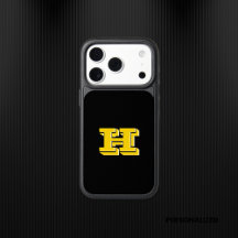 Zwart en goud College Kleuren Stevige Otterbox 