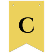 Zwart en Goud Congrats Afstuderen Afstuderen Vlaggetjes (Tweede vlag)