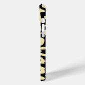 Zwart en goud dierenprint patroon Case-Mate iPhone case (Achterkant / Links)