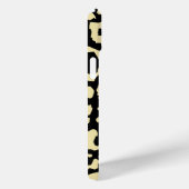 Zwart en goud dierenprint patroon Case-Mate iPhone case (Achterkant / Rechts)