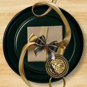 Zwart en Goud, einde van het seizoen Basketbal Gif Sleutelhanger