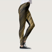 zwart en goud Elegant modern retro leggins Leggings (Rechts)