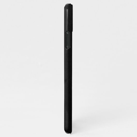 Zwart en goud Elegant Monogram Tekst iPhone Case iPhone Hoesje (Rechterkant)