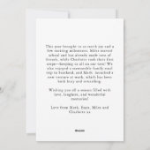 Zwart en goud Elegant Record Disc Bauble Feestdagenkaart (Achterkant)