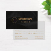 Zwart en Goud Elegante Gift Kaart (Bureau)