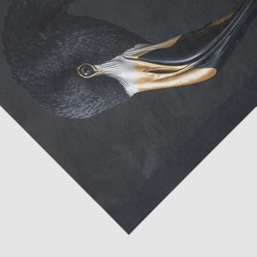 Zwart en Goud Flamingo6 Tissuepapier (Detail)