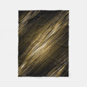 zwart en goud fleece deken (Voorkant)