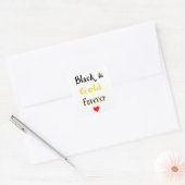 Zwart en Goud Forever Stickers (Envelop)