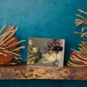 Zwart en goud fotoplaat (Zijkant)