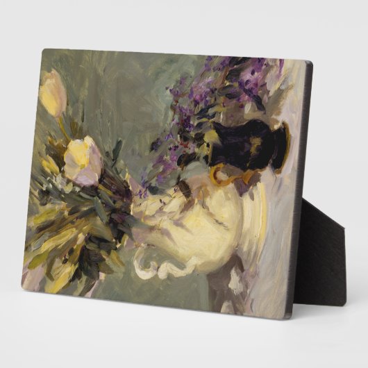 Zwart en goud fotoplaat (Zijkant)