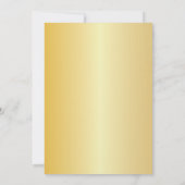 Zwart en Goud Geluk in de Liefde Bewaar de Datum Save The Date (Achterkant)
