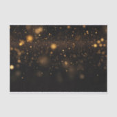 Zwart en goud Glitter Tissuepapier (Voorkant)