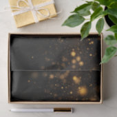Zwart en goud Glitter Tissuepapier (Geschenk)