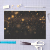 Zwart en goud Glitter Tissuepapier (Craft)