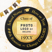 Zwart en Goud Goedkope, Klasse Reunion Party Favor Magneet