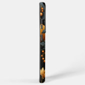 ZWART EN GOUD GOTISCHE HALLOWEEN POMPOENEN SAMSUNG GALAXY HOESJE (Rechterkant)