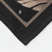 Zwart en Goud Hand Tattoo Fleece Deken (Hoek)