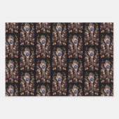 Zwart en Goud Hand Tattoo Inpakpapier Vel (Voorkant 2)