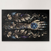 Zwart en Goud Hand Tattoo Legpuzzel (Horizontaal)