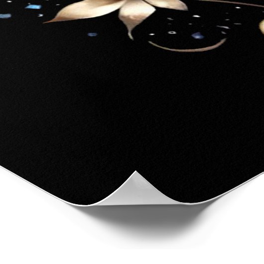 Zwart en Goud Hand Tattoo Poster (Hoek)