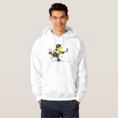 Zwart en goud hoodie (Voorkant volledig)