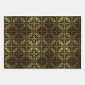 Zwart en goud inpakpapier vel (Voorkant 3)