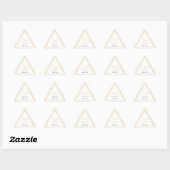 Zwart en Goud Kant Elegant Script Bruiloft Sticker (Vel)