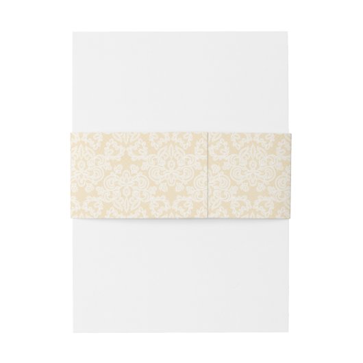 Zwart en Goud Kant Elegant Script Bruiloft Uitnodigingen Wikkel (Achterkant Voorbeeld)