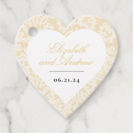 Zwart en Goud Kant Elegant Script Bruiloft Vierkan Bedankjes Labels