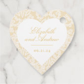 Zwart en Goud Kant Elegant Script Bruiloft Vierkan Bedankjes Labels (Achterkant)