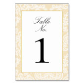 Zwart en Goud Kant Elegant Script Kaart (Voorkant)