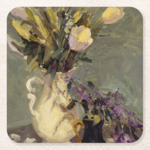 Zwart en goud kartonnen onderzetters