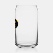 Zwart en goud kleuren schooljaar blikvorm glas (Links)