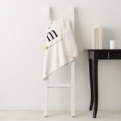 Zwart en Goud Koele Super Moeder Modern Elegaant Sherpa Deken (In situ)