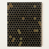 Zwart en Goud Koningin Bee Planner (Achterkant)